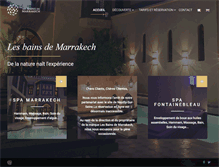 Tablet Screenshot of lesbainsdemarrakech.com